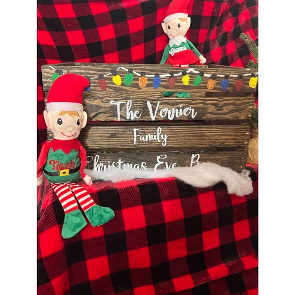 Personalized Christmas Eve Christmas Holiday Crate Keepsake - Picture 3 of 10